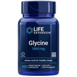 Glycine 1000 mg, 100 vegetarian capsules Life Extension Life Extension