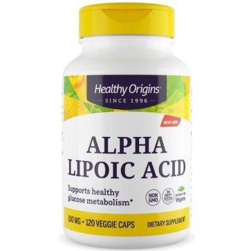 Alpha Lipoic Acid 100 mg 120 vcaps Healthy Origins Healthy Origins