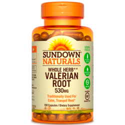 Valerian root (530mg) 100 caps - Sundown Naturals