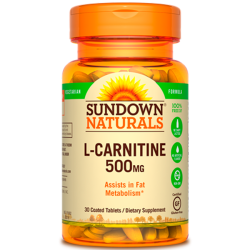 L-Carnitine 500mg (30 tabs) - Sundown Naturals