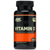 Vitamin D 5000ui 200 Caps - Optimum Nutrition
