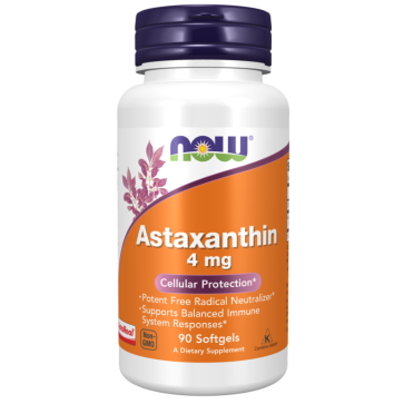 Astaxanthin, 4 mg, 90 Softgels Now foods Now