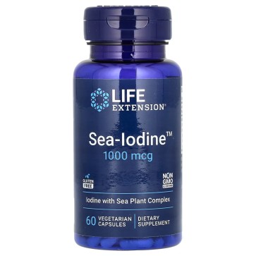 Sea-Iodine, 1,000 mcg, 60 Vegetarian Capsules Life Extension Life Extension