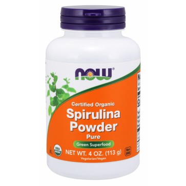 Spirulina Powder, Organic - 4 oz. Now Foods