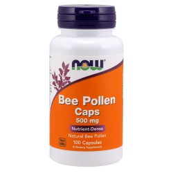 Bee Pollen 500 mg - 100 Capsules Now Foods