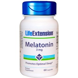 Melatonina 3mg (60 cápsulas) - Life Extension