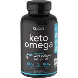 Keto Omega 120s Sports Research Sports Research