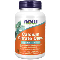 Calcium Citrate Caps, 120 Veg Capsules Now