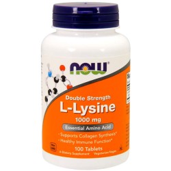 L-Lysine 1000mg (100 tabletes) - Now Foods