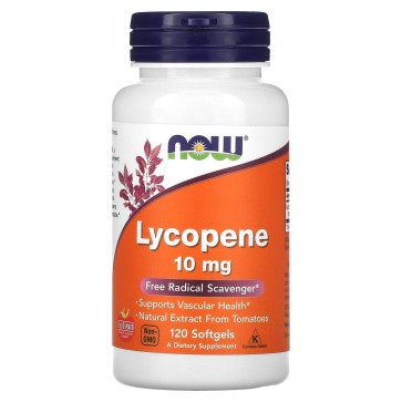 Lycopene 10 mg (120 Softgels) - Now foods Now