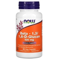 BETA 1,3/1,6 GLUCAN  60 VCAPS Now foods Now Foods