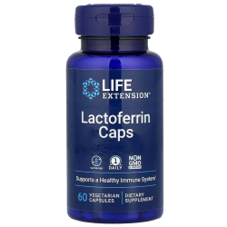 Lactoferrin Caps, 60 Vegetarian Capsules (300 mg per Capsule) Life Extension Life Extension
