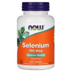 Selenium, 100 mcg, 250 Tablets Now