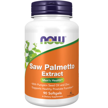Saw Palmetto Extract, 80mg 90 Softgels Now foods Now