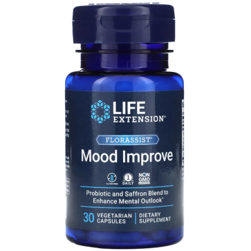 FLORASSIST Mood Improve, 30 Vegetarian Capsules Life Extension Life Extension