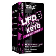 Lipo 6 Black Keto (60 cápsulas) - Nutrex