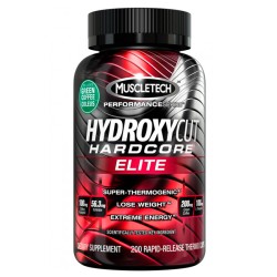 Hydroxycut Hardcore Elite 200 Cápsulas - Muscletech Muscletech
