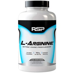 L-arginina 750mg (100 caps) - RSP Nutrition