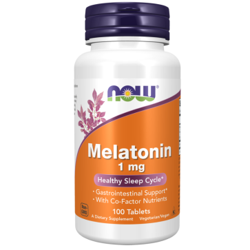 Melatonin, 1 mg, 100 Tablets Now foods Now
