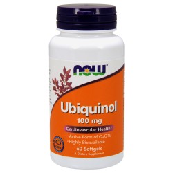 Ubiquinol 100 mg - 60 Softgels Now Foods