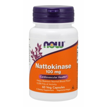 Nattokinase 100 mg - 60 Veg Capsules Now Foods