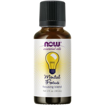 Mental Focus Oil Blend - 1 fl. oz. NOW Essential Oils
