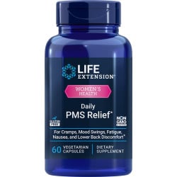 Women's Health, Daily PMS Relief, 60 Vegetarian Capsules Life Extension