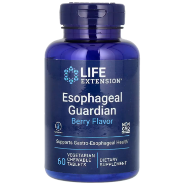Esophageal Guardian, Berry, 60 Vegetarian Chewable Tablets Life Extension Life Extension