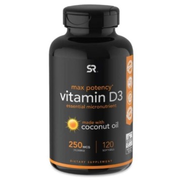 Vitamina D3 10,000 120s Sports Research Sports Research