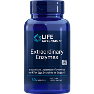 Extraordinary Enzymes, 60 capsules Life Extension