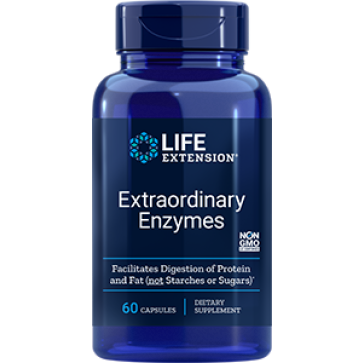 Extraordinary Enzymes, 60 capsules Life Extension