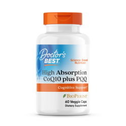 High Absorption CoQ10 Plus PQQ , 60 Veggie Caps Doctor's Best Doctor's Best