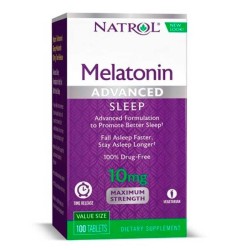 Melatonina Advanced Sleep 10mg - Natrol - Importada