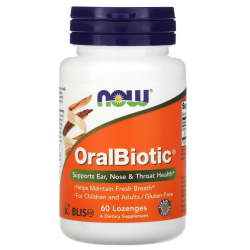 OralBiotic, 60 Lozenges (500 Billion CFU per Lozenge) Now