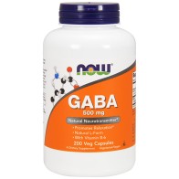 Gaba 500mg (200 caps) - Now Foods