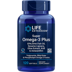 Super Omega-3 EPA/DHA Plus (120 softgels) - Life Extension Life Extension