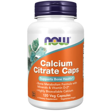 Calcium Citrate Caps, 120 Veg Capsules Now
