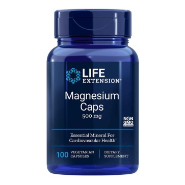 Magnésio 500mg (100 cápsulas) - Life Extension Life Extension