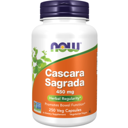 Cascara Sagrada, 450 mg, 250 Veg Capsules Now foods Now