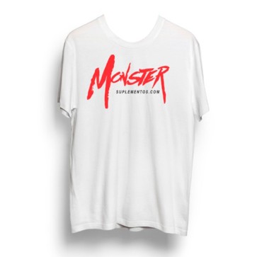 Camiseta Branca - Monster Suplementos 