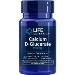 Life Extension, Calcium D-Glucarate, 200 mg, 60 Vegetarian Capsules Life Extension