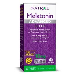 Melatonina Advanced Sleep 10mg - Natrol - Importada
