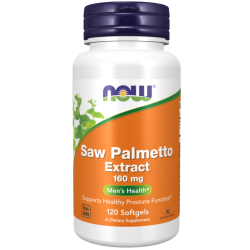 Saw Palmetto Extract, 160 mg, 120 Softgels Now foods Now