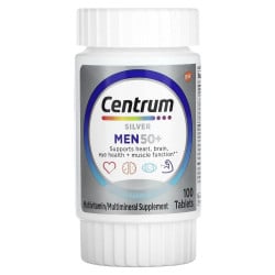 Centrum, Silver Men 50+, Complete Multivitamin, 100 Tablets Centrum