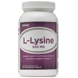 L-Lisina 500mg (250 tabs) - GNC