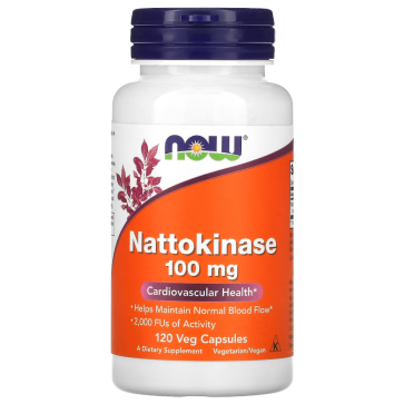 Nattokinase, 100 mg, 120 Veg Capsules Now foods Now