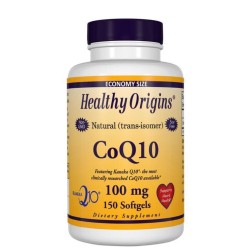 Coq10 100mg Healthy Origins 150 Softgels HEALTHY Origins Healthy Origins