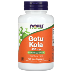 GOTU KOLA 450mg 100 VCAPS Now foods Now