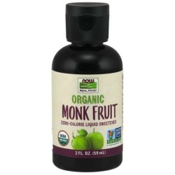 Organic Monk Fruit Zero Calorie Sweetener 59ml NOW Foods Now Foods