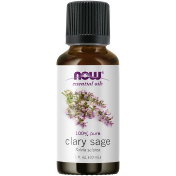 Clary Sage Oil - 1 fl. oz. NOW Essential Oils